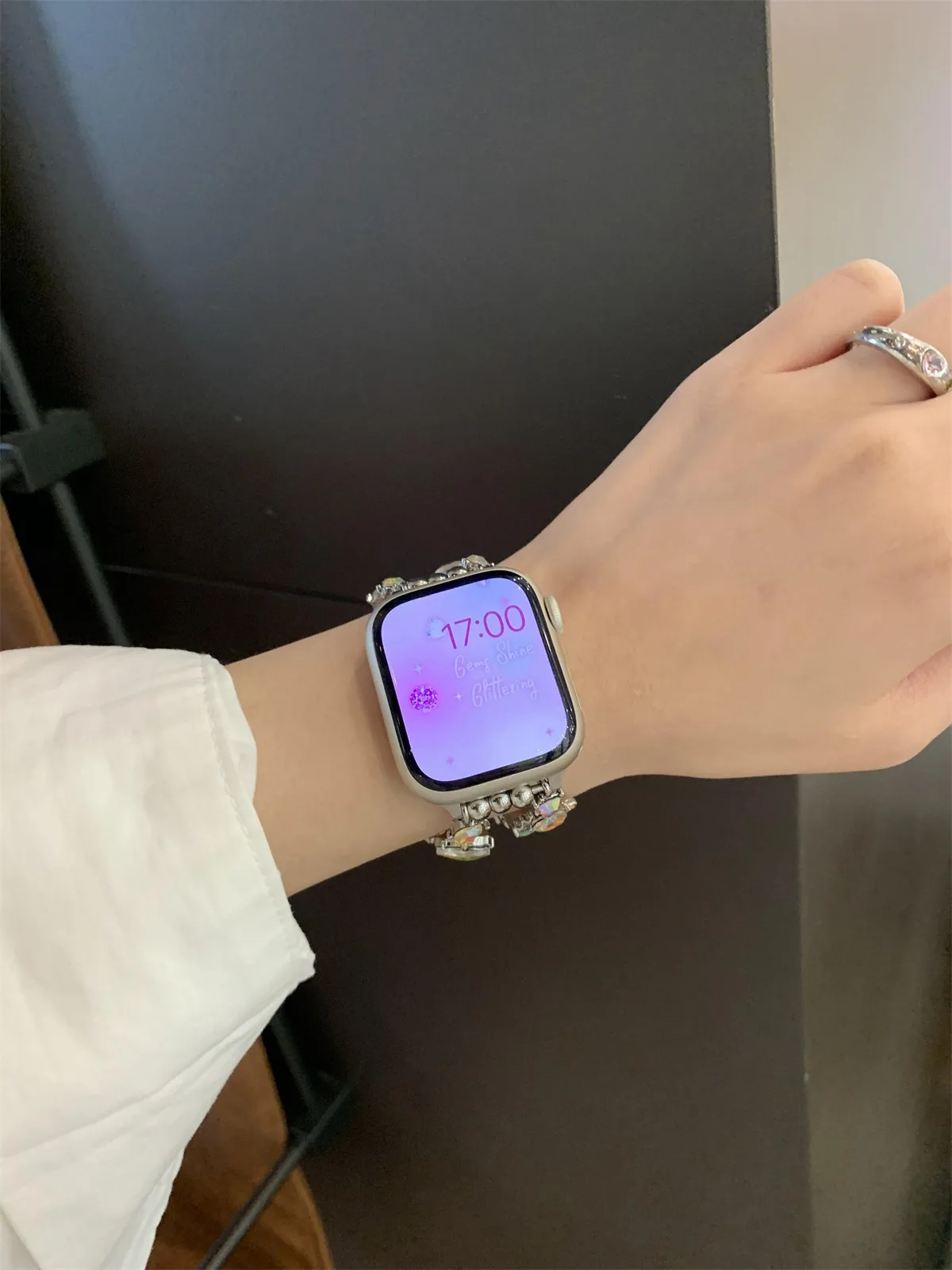 Curea de ceas bijuterii pentru iWatch Ultra 2 Series 10/9/8/7/6/5 curea de ceas la modă brățară 42/44/45/46/49mm 38/40/41mm_voghion.com