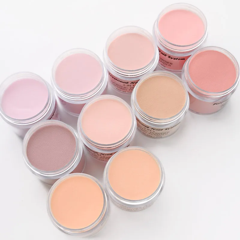 1OZ Acrylic Powder Light Color Carving Nail Polymer Tips Extension Crystal Powders Manicure Professional Nails Art Accessories #