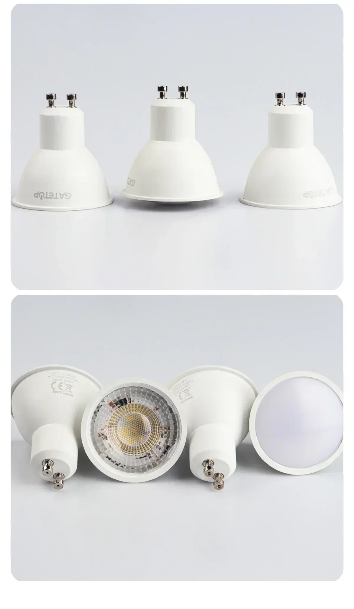 10PCS LED Spotlight GU10 9W 120degree 38degree 3000K 4000K 6000K AC 110V 220V Saa602b72b687456ba416892363b08754z