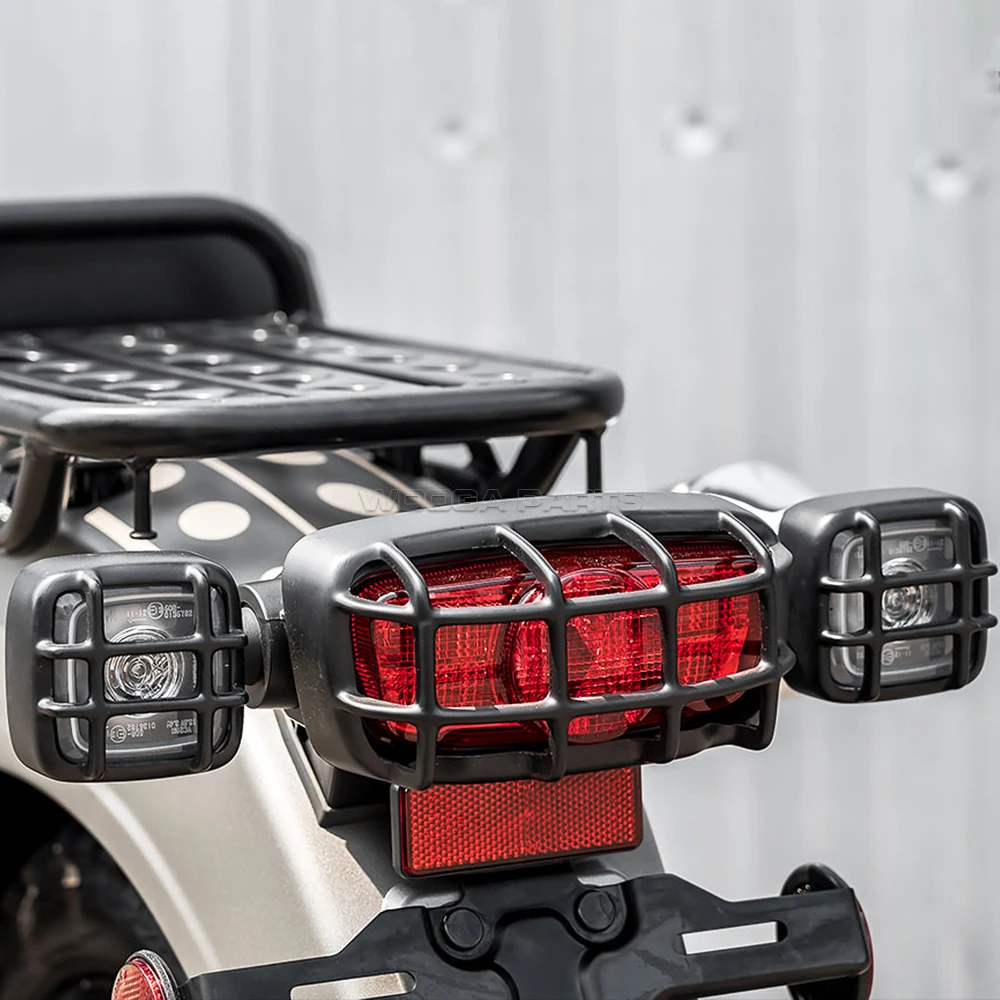 # Scheinwerfer Abdeckung Schutz Für Honda Hunter Cub Trail 125 CT125 2020-2025 Blinker Licht Rücklicht Grill Lampe Abdeckungen – Detail 1