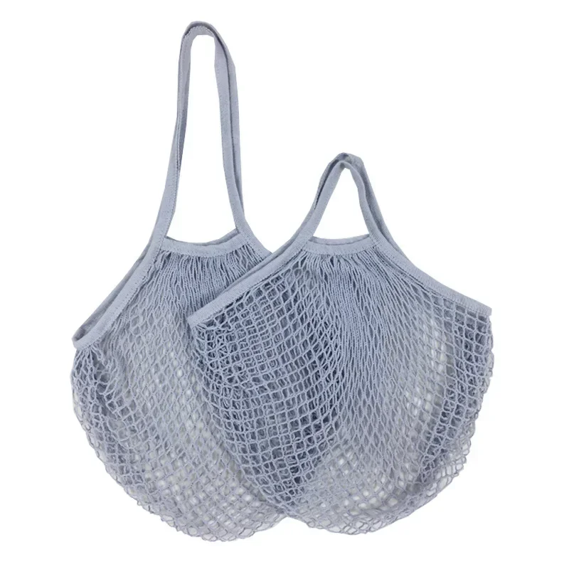 Shopping Bags Portable Cotton Mesh Reusable Woven Grocery Bags Storage Bag Storage Net Bag Produce Storage Bags for Supermarket Vegetable Fruit