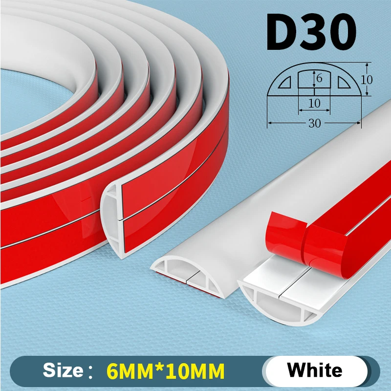 1M Floor Cord Cover for Extension Cords, Floor Cable Cover Wire Cover