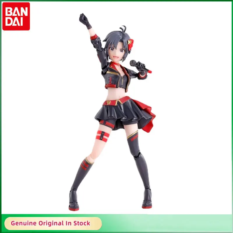 

Bandai Original SHF THE IDOLM@STER MILLION LIVE! Kikuchi Makoto Anime Action Figure Active Joints Model Collectibles Gift