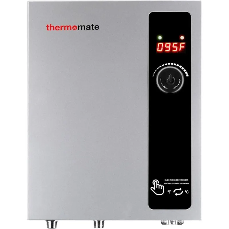 

DUTRIEUX Electric Tankless Water Heater, On Demand Instant Hot Water Heater, Self Modulating Energy Saving, Save Space