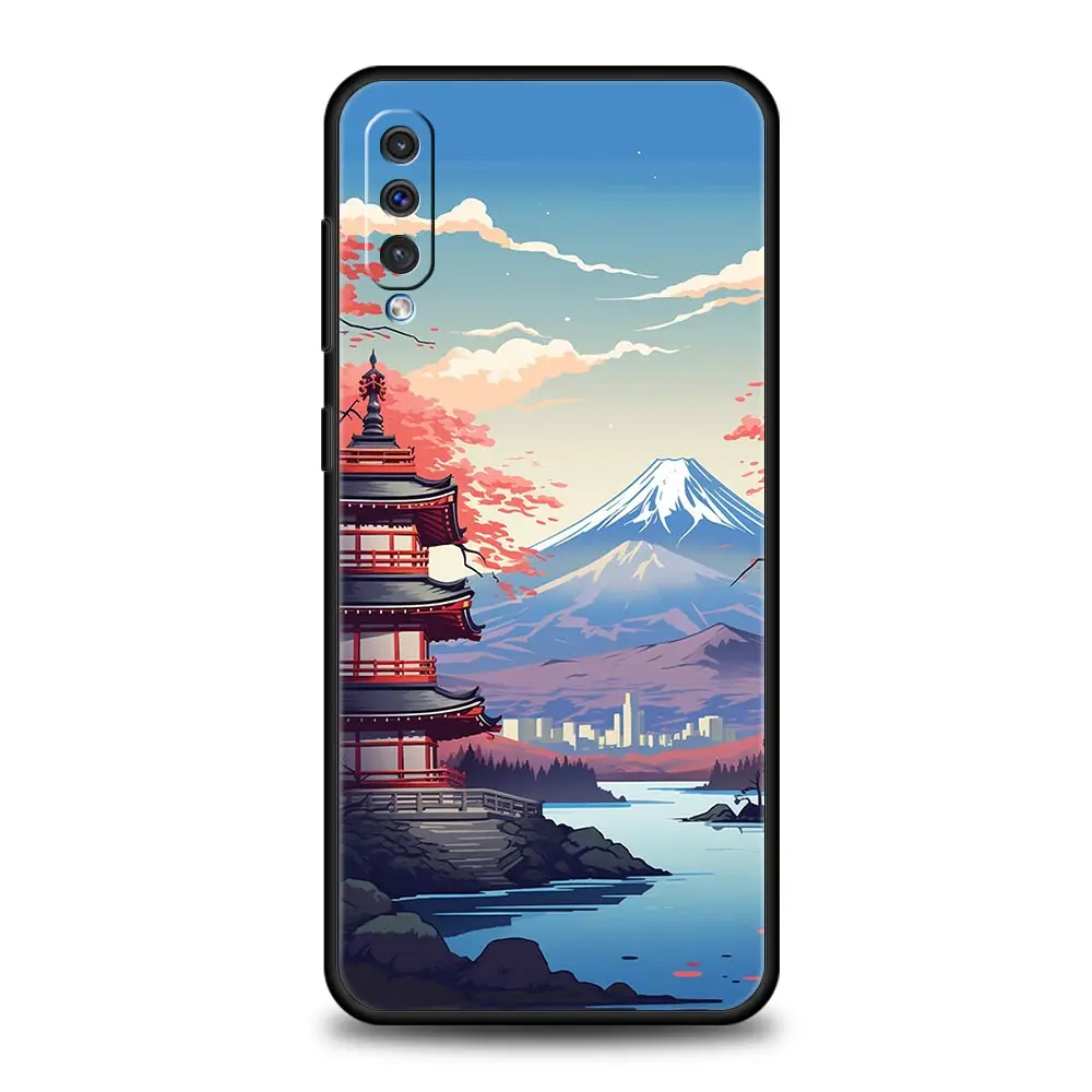 Japan Mount Fuji Cherry Blossom Phone Case Cover