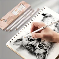 6pcs Marie's Fine Eraser Pencils Set-Perfect for Erasing Small Details or Adding Highlights for Sketching,Colored,Charcoal 1