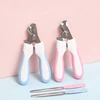 Pet Nail Clippers with Sickle Large Dog Nail Clippers Stainless Steel Grooming Scissors Nail Clippers Multifunctional Teddy Cat 2