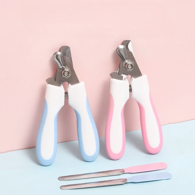 Pet Nail Clippers with Sickle Large Dog Nail Clippers Stainless Steel Grooming Scissors Nail Clippers Multifunctional Teddy Cat 2