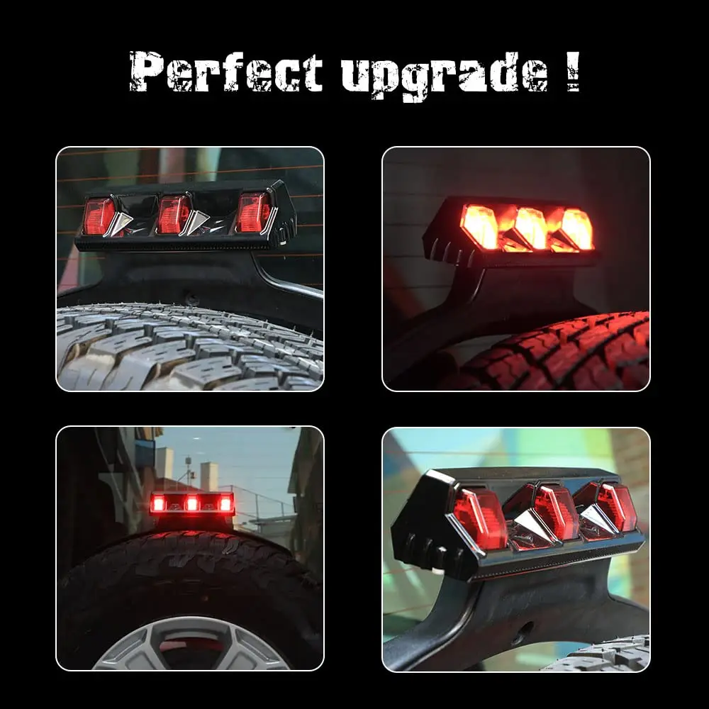 Led Third Brake Lights LED Rear Lights High Mount Stop Lights For Jeep Wrangler