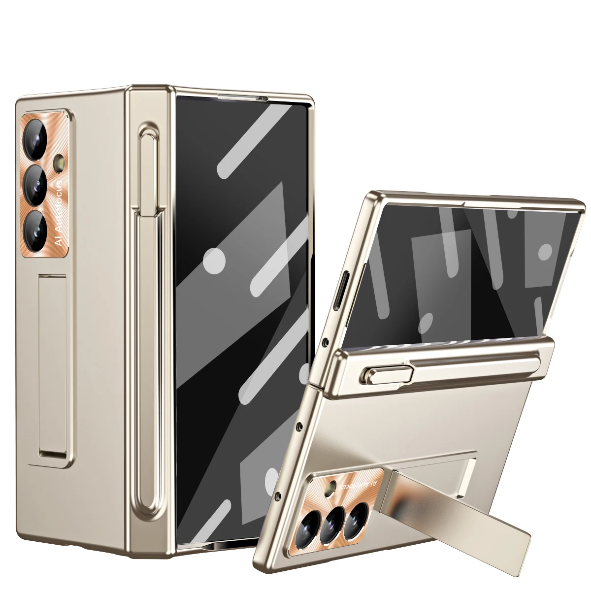 غلاف حماية فاخر متوافق مع Samsung Galaxy Z Fold7 –...