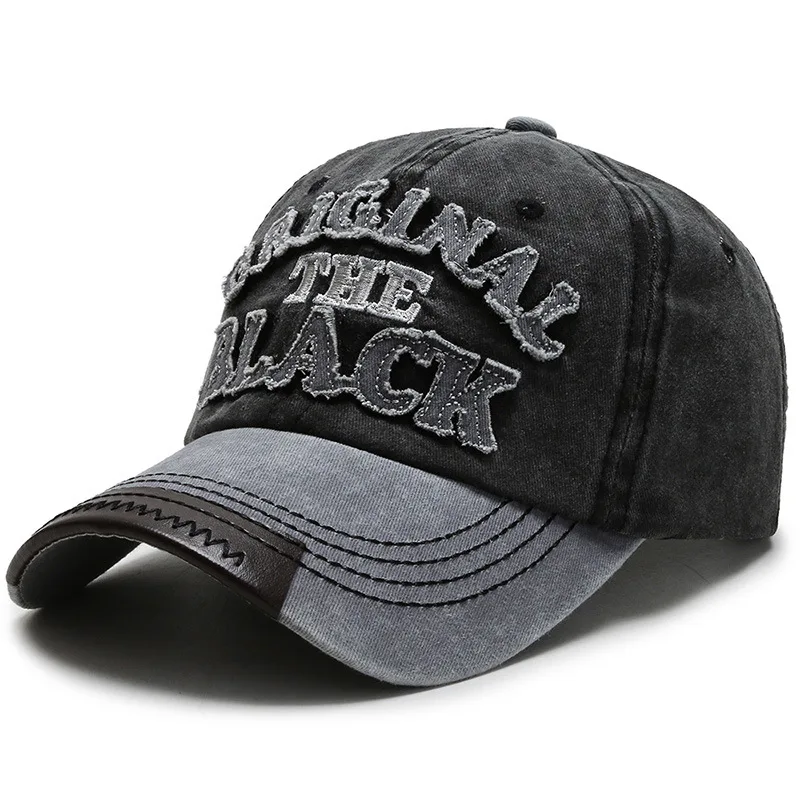 Retro Letter Embroidery Baseball Caps Spring Summer Men Women Cotton Adjustable Casual Hat Hip Hop Streetwear Sun Hats y2k hat 5