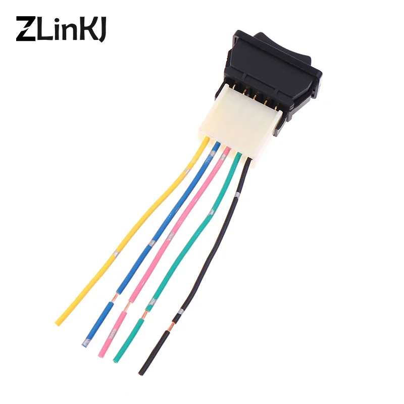 Universal Auto Car Power Window Switch with Illuminated Lifting Action and Harness