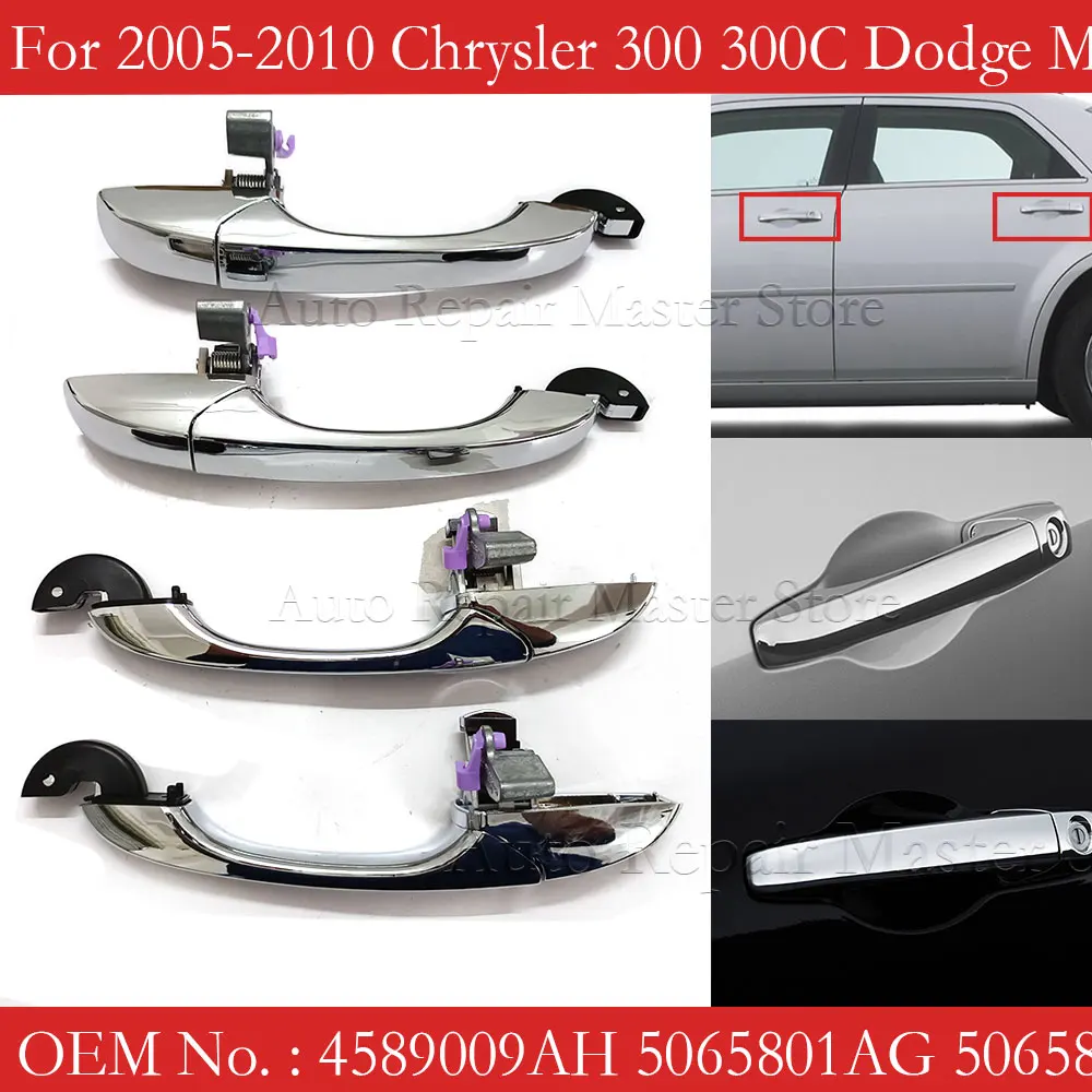 Hinterer Linker Türaußengriff Chrom Für Chrysler 300C & Dodge Magnum 2005-2008