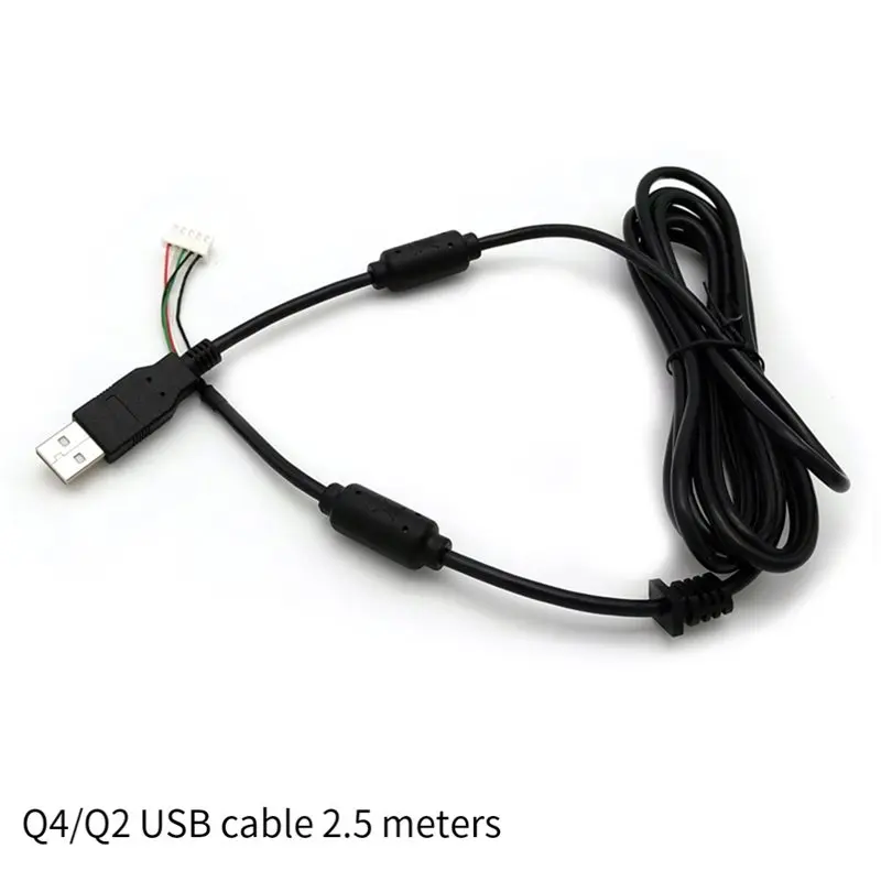 PS4 호환용 아케이드 스틱용 교체용 USB 케이블 2개 - 아케이드 프로 N 파이팅 엣지 VEWLIX 프리미엄용-[PRDSB-JU]