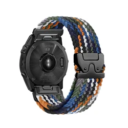 Versatile Elastic Stretch Nylon QuickFit Watch Band Strap - QuickFit 26mm (Denim color)