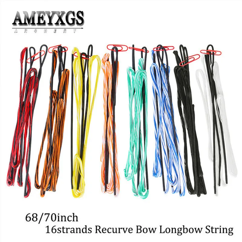 Bogensehne Aus Polyester - 12 Strang Für Recurve & Langbogen