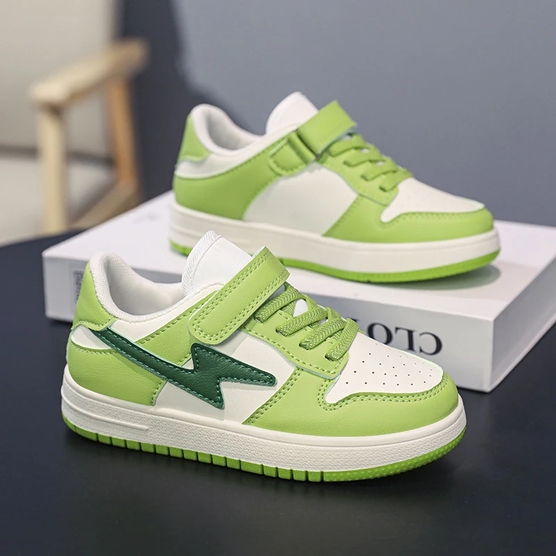 Kids Shoes Children's Sneakers Boy Girls All season Casual Leather Low Top Student's Sports Shoes Designer