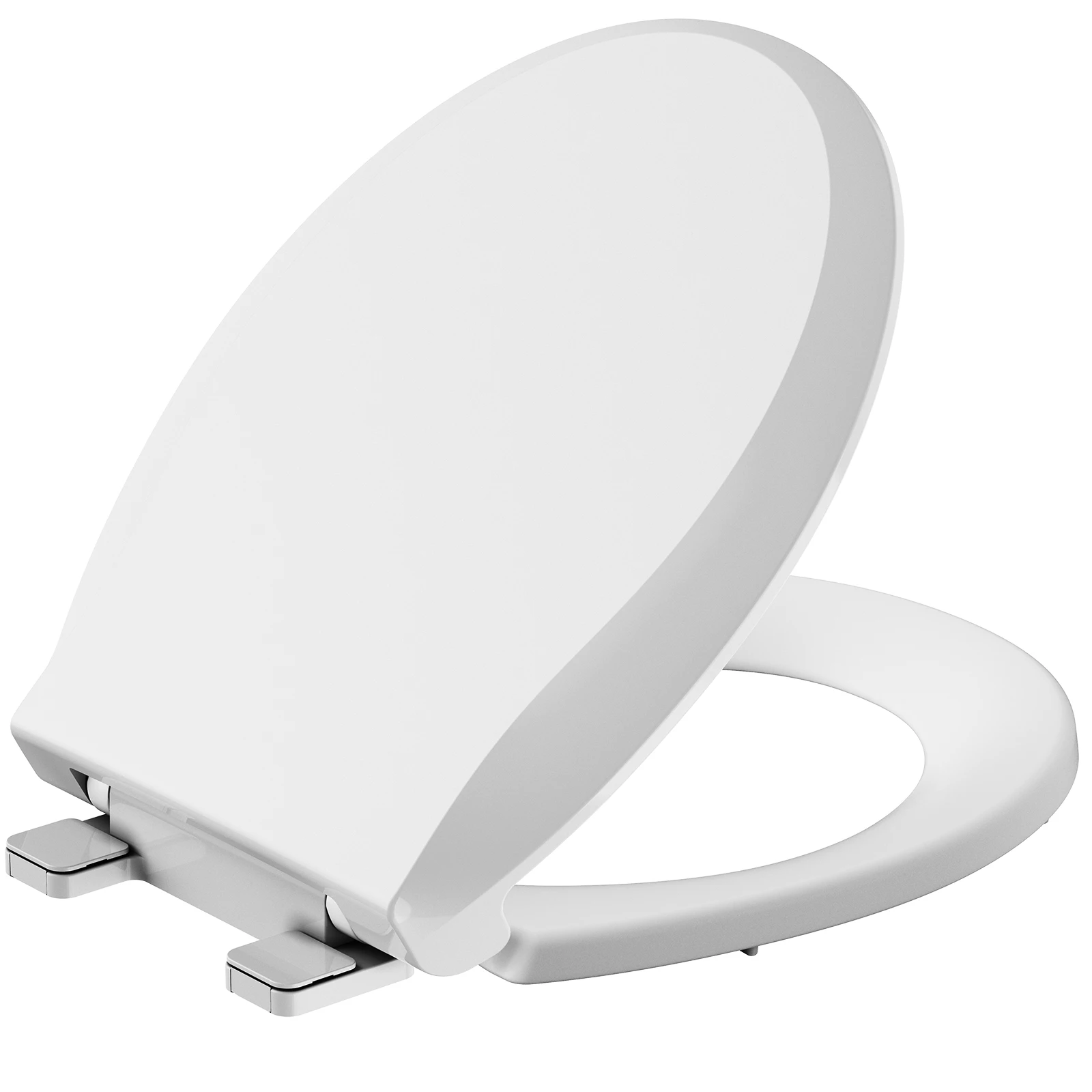 Round Toilet Seat with Built in Potty Training Seat, Potty Training Toilet Seat for Toddlers, Magnetic Kids and Cover