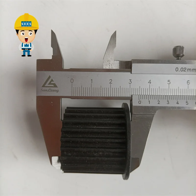 SEES 5pcs OD42.7mm/37mm 엘리베이터 도어 모터 벨트 풀리 롤러 (액슬 없음) H35mm 24Teeth 엘리베이터 부품