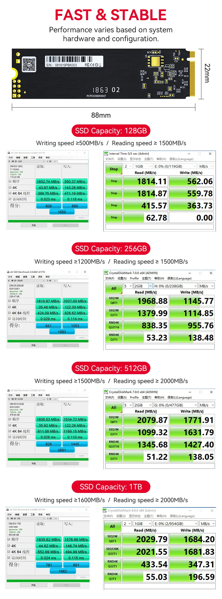 ssd disco rígido 128gb 256gb 512gb 1tb e9 interno para o portátil