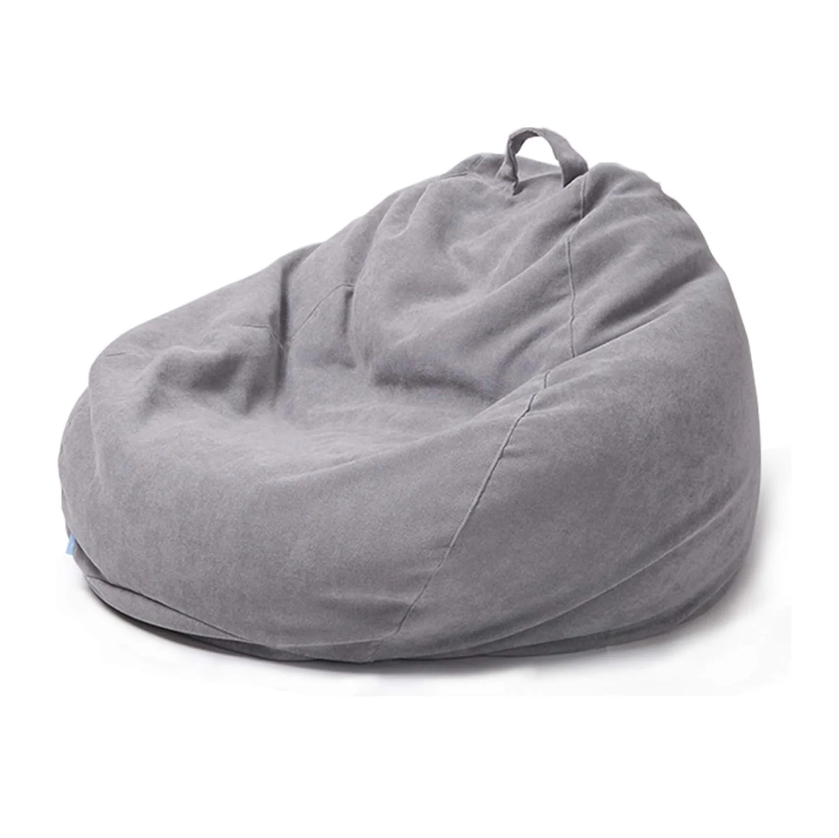 أريكة بين باج مع حشوة، كرسي كيس فول كتان ناعم مملو...