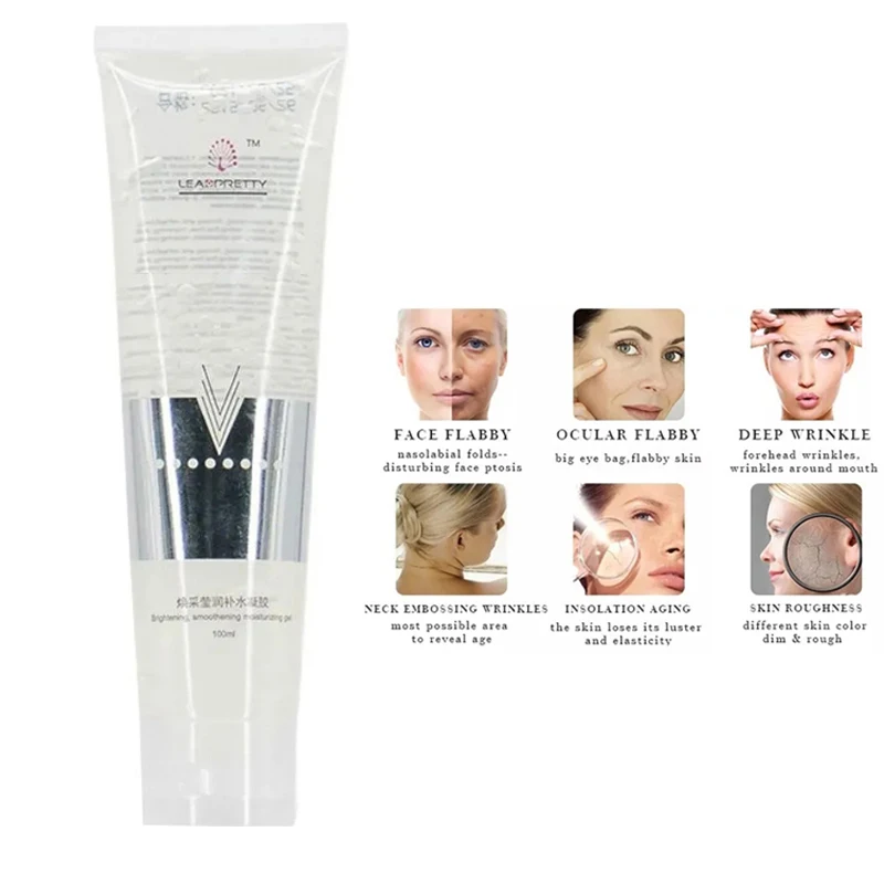 NEW 1 PCS HIFU Gel RF EMS Lifting Massager Gel Ultrasonic Body Lifting Facial Skin Care Firming Tighten Anti Wrinkles Gel 100ML