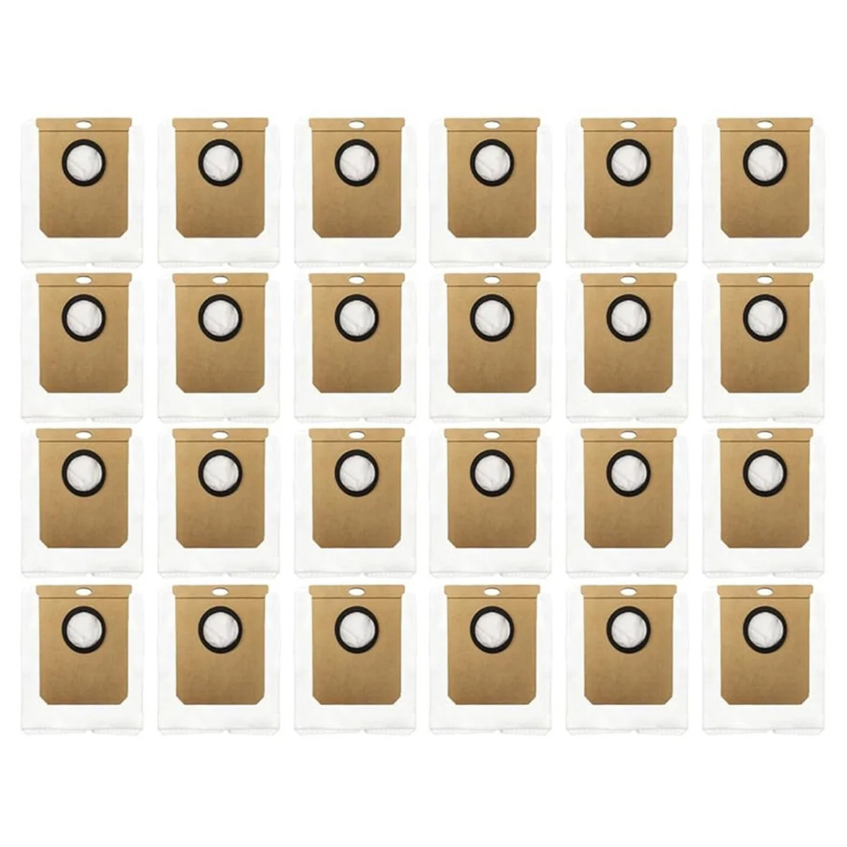 

24 шт., мешки для пыли Conga Home Roidmi EVE CC/Conga 10000,8090 Ultra ,9090 AI/Eufy L50 L60 SES/Everybot Q5/Haier H9