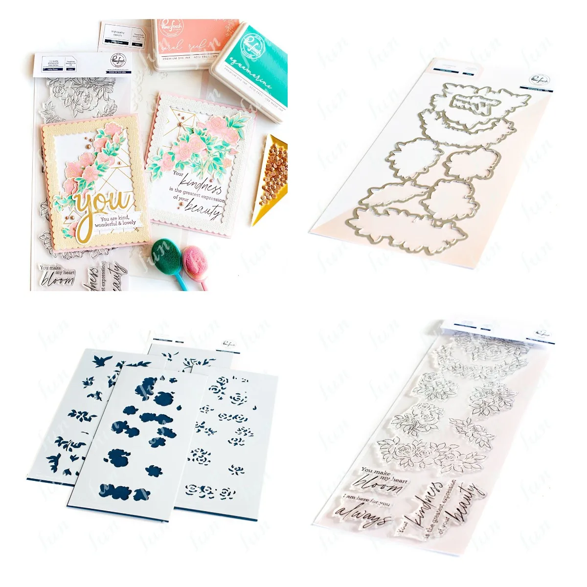 Cutting Dies Stamps Layering Stencils Sets 2022 New Indigo Roses