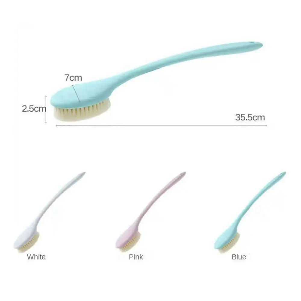 Creative Long Handle Bath Brush Back Rubbing Shower Brush Massager Body Exfoliating Brush Rubbing Back Artifact Cleaning Tools