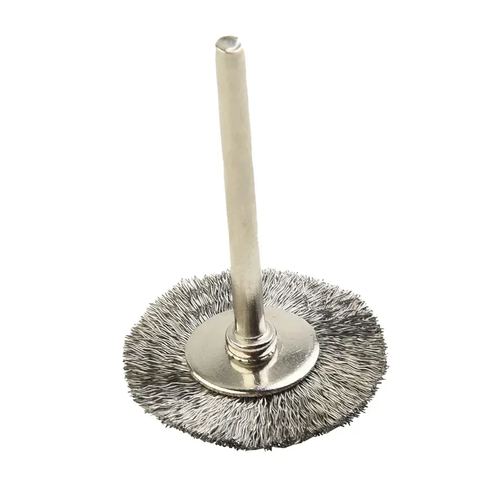 Brass Brush Steel Wire Wheels Brushes Drill Rotary Tools Polishing Rotary Tools Metal Rust Removal Brush Set 10Pcs