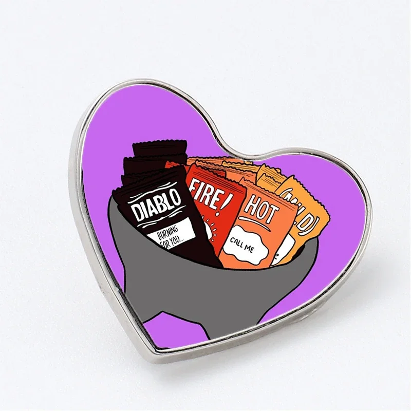 

Taco Bell Sauce Stash Avp Brooches Pin Jewelry Accessory Customize Brooch Fashion Lapel Badges