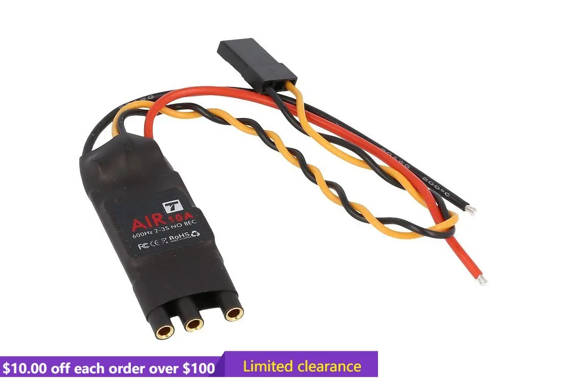 

Ограниченный габаритный Т-двигатель Air ESC 10A 600Hz 2-3s