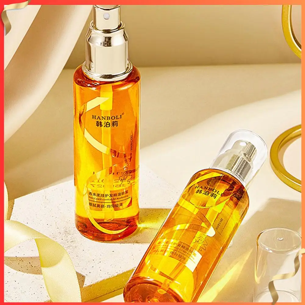 Smoothing Hair Essence Spray Anti-Frizz Leave-In Treatment for Dry Tangle-Free Hair Instantly Softens and Reduces Static 2pcs