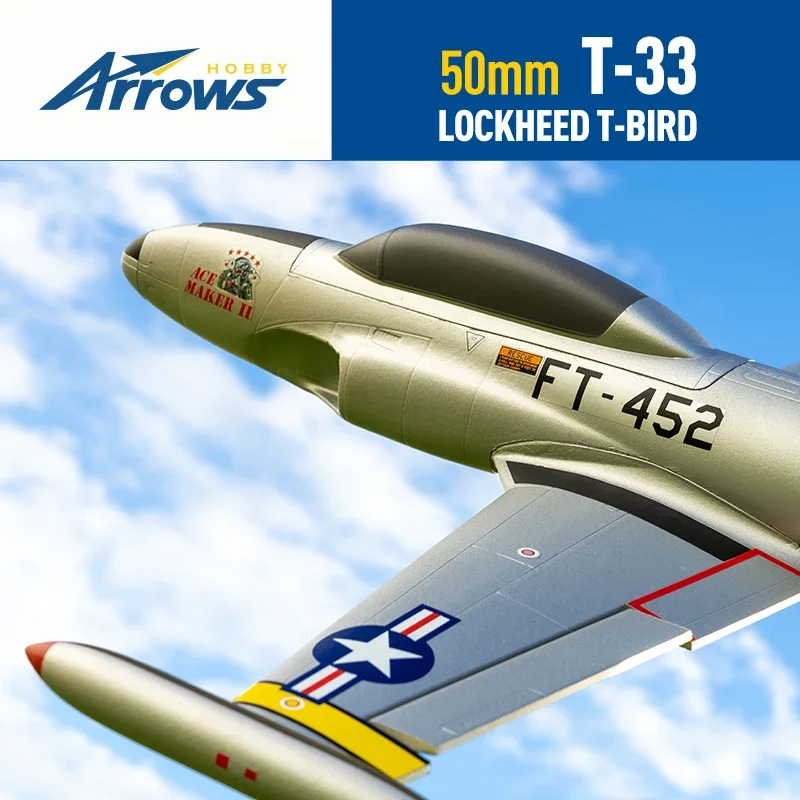 Electric Remote Control Aircraft Model T33 Fixed Wing