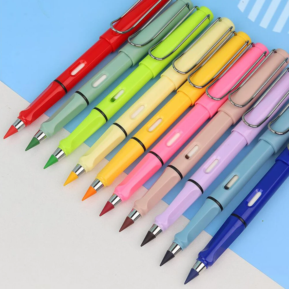 

HB Pencil Colored Eternal Pencil Sharpening free pencil Sketch pencil Student Painting School Supplies Gifts Elementary School