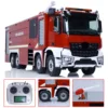 8x4 1/14 RC Painted Fire Fighting Truck Assembled Fire Sprinkler Vehicles with Sounds Lights System Battery Remote Controller 3