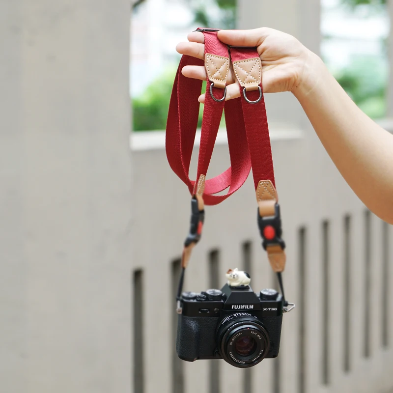 Camera Shoulder Strap Camera Shoulder Strap Neck Strap Quick Release Length Adjustable Pressure Release Long Wide Universal sony nikon canon fuji pk