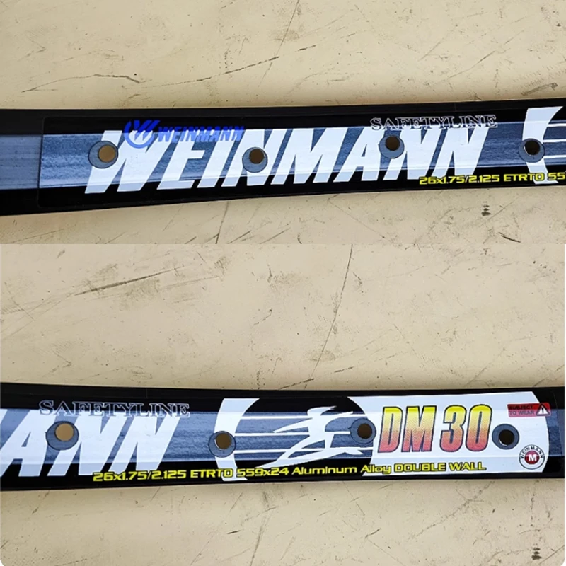 WEINMANN D30 26인치 산악 자전거 림/BMX 알루미늄 합금 36 홀 더블 림/먼지 자전거 림
