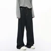 IEFB Korean Style Men Jeans Casual Droop Solid Color Trousers Straight Loose Wide Leg Autumn Male Denim Pants New Simple 9C7861 3