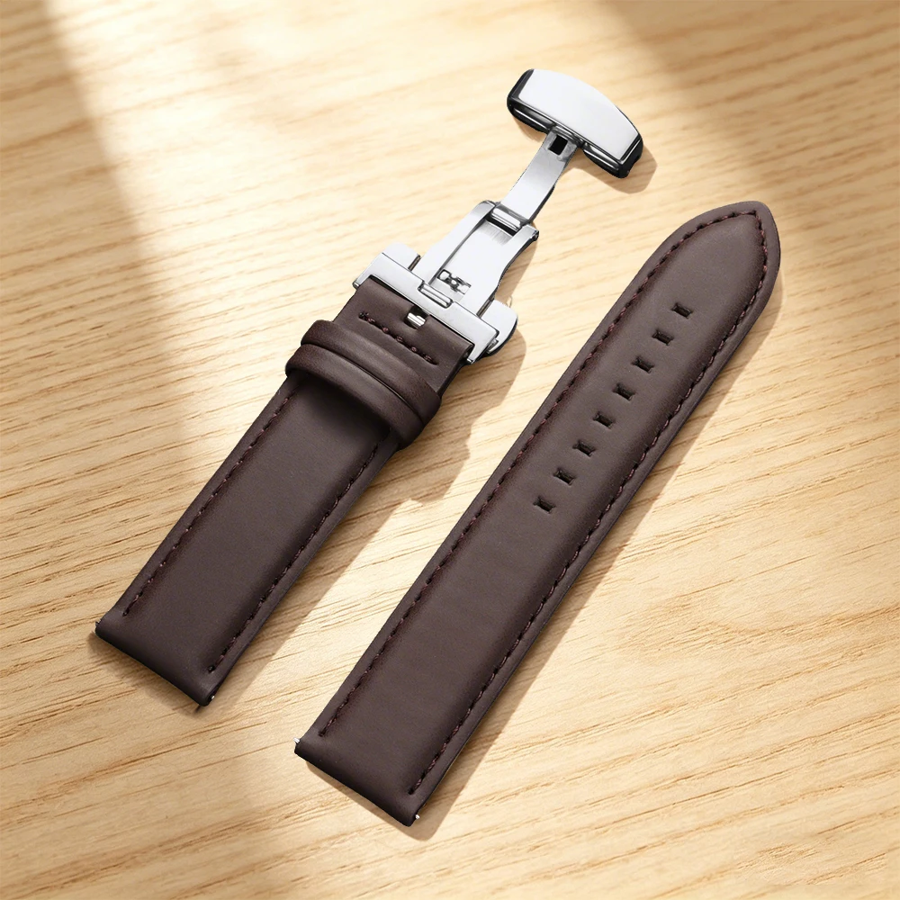 Elegant Universal Smartwatch Bracelet with Quick Release Butterfly Buckle