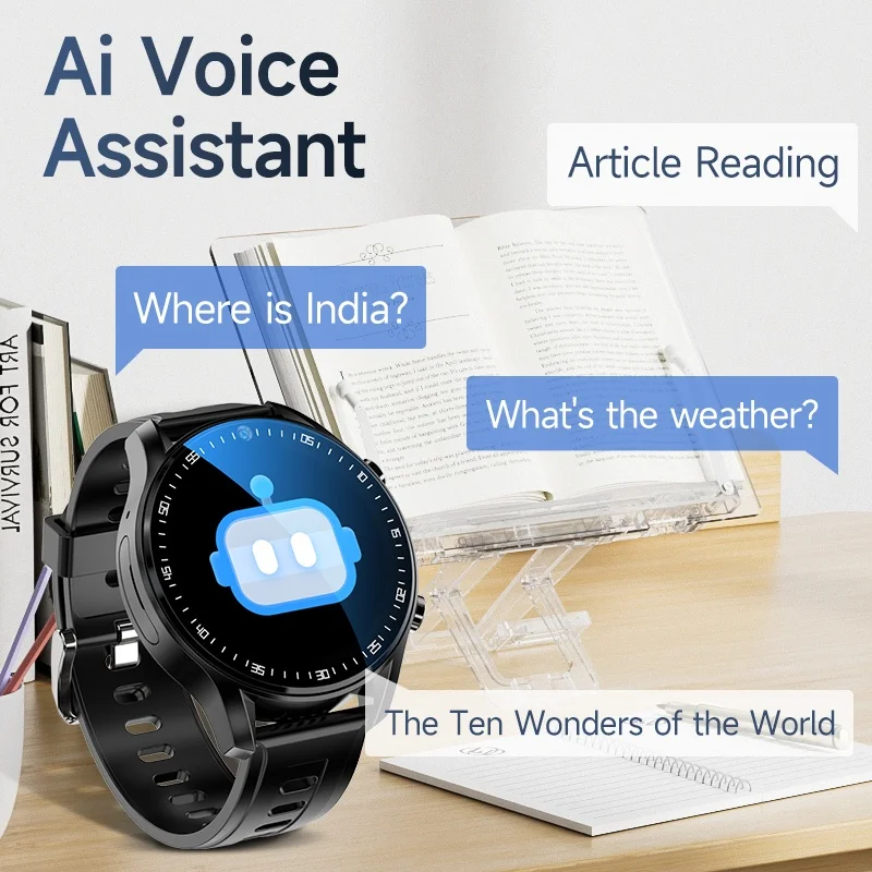 Ʈ ġ ̾  ȭ , GPS Ŵ SIM ȭ, 128G RAM AiAssistant  ٿε, 4G Ʈ ġ, 2024 ǰ