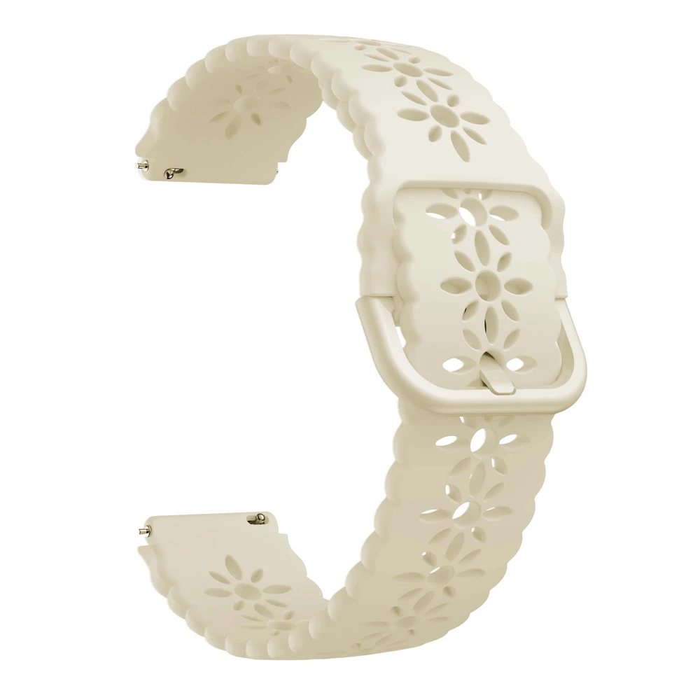 Engraved Printed 18mm Silicone Smartwatch Wristband Bracelet