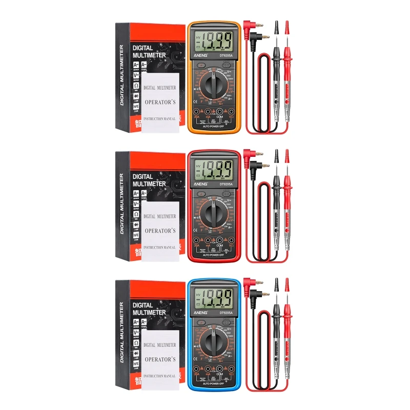 High Accuracy Multimeter 28 Functions LCD Display Anti burn Multimeter