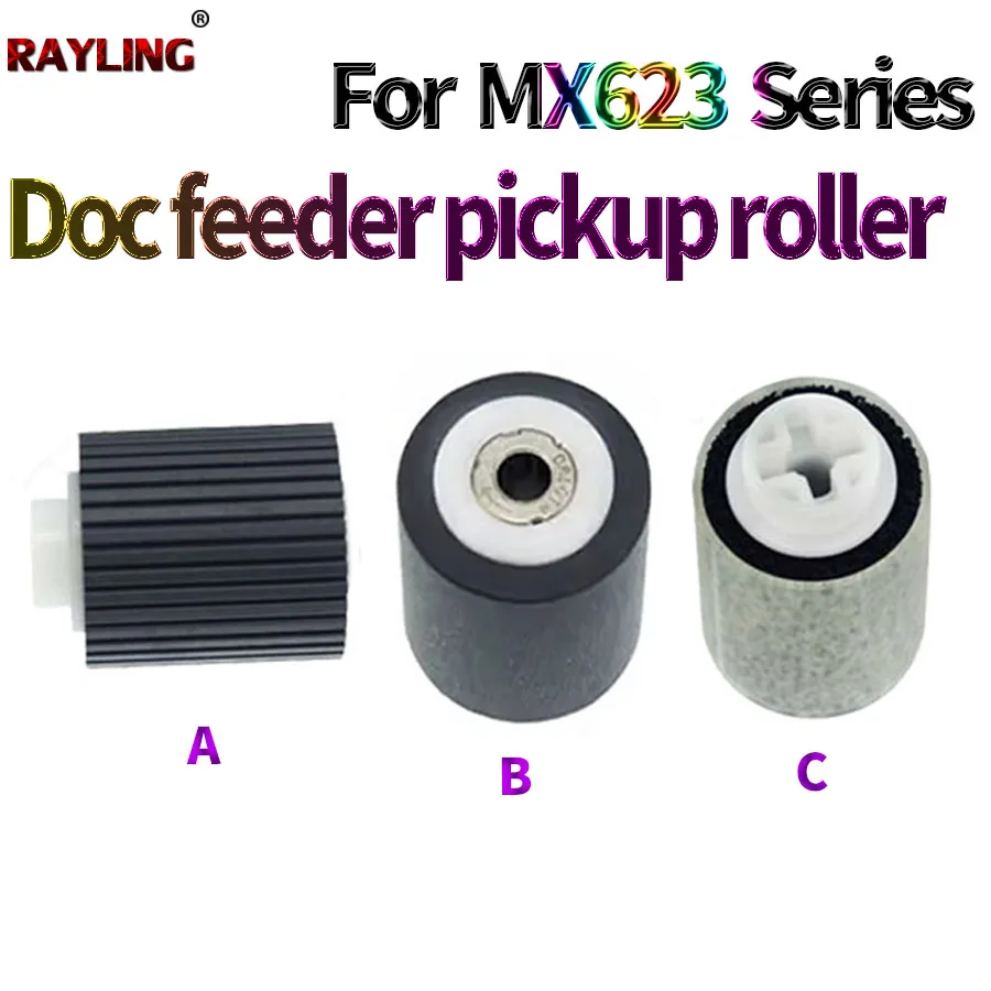 

Document Feeder ADF Pickup Roller For Sharp MX 4101 5001 4128 5128 4148 5148 4111 5111 6240 7040 623 753 6508 7508 NROLR1693FCZZ