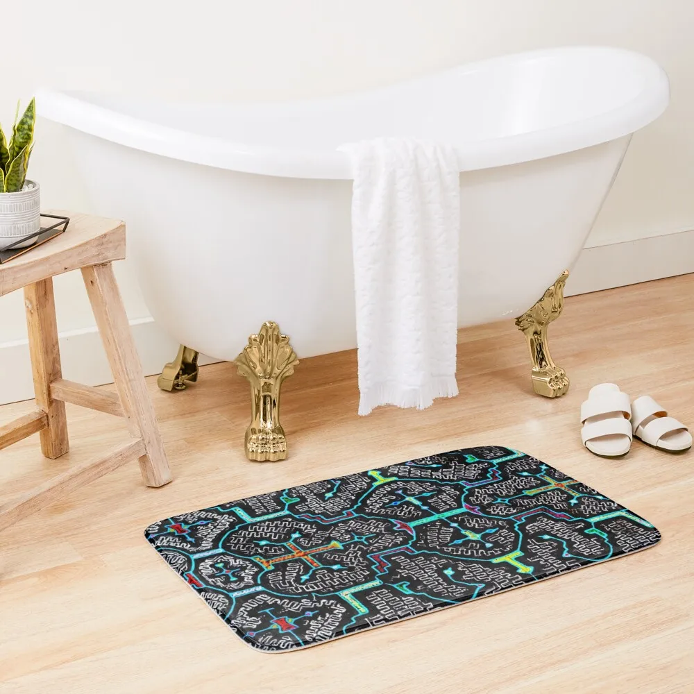 

shipibo dreams Bath Mat Room Carpet