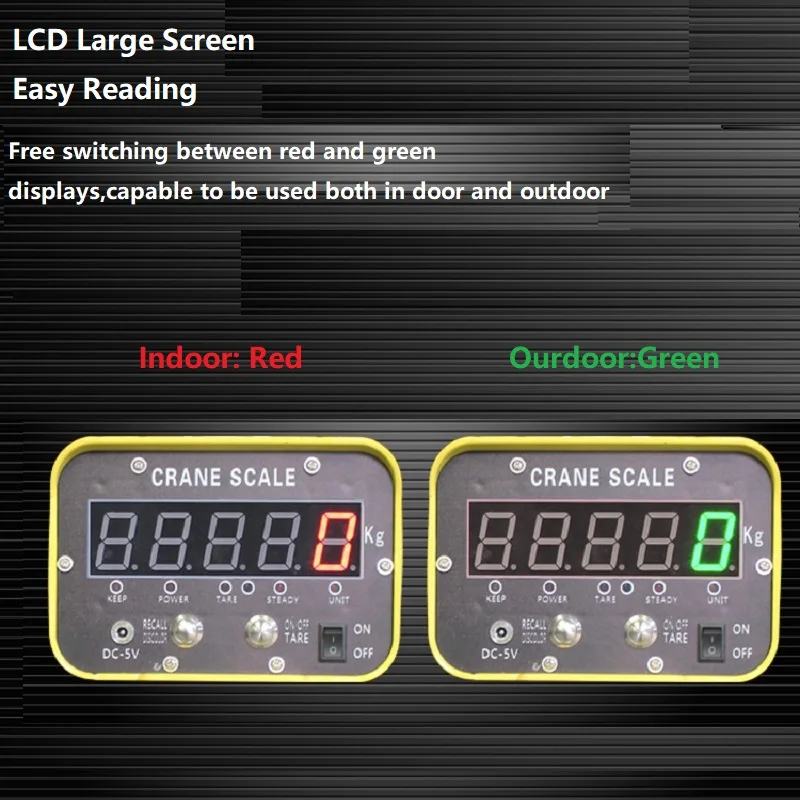 Electronic crane scale 3000KG/3T remote control scale Precision wireless hanging for widely used