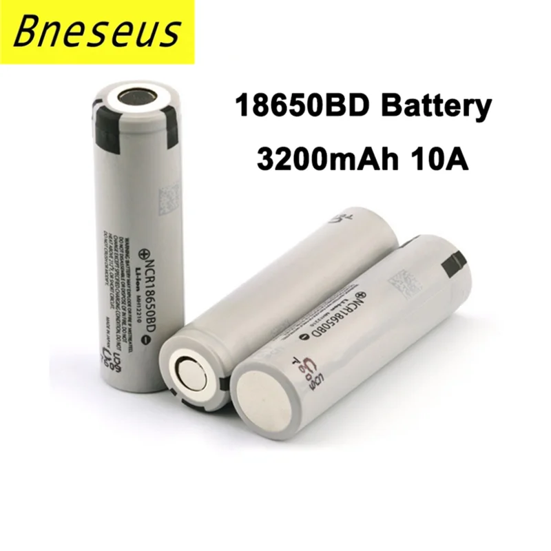 18650 3200mah Rechargeable Battery 3.7v 10a Backup Battery Can Assemble