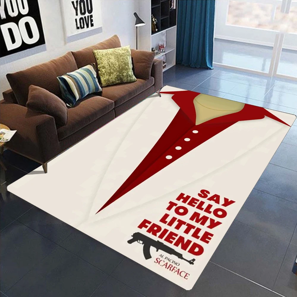 Scarface Tony Montana The World Is Yours Movie Rug for