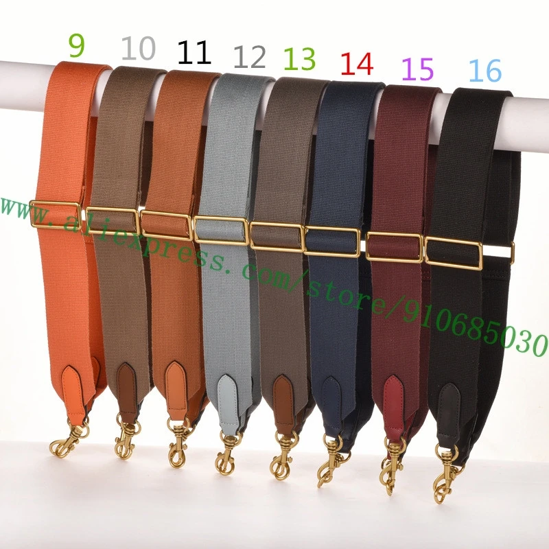 Adjustable Solid Color Fabric Shoulder Strap For Lady Handbag Women Pochette Purse Carry Belt Bag Parts Substitute