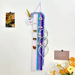 Unicorn Hair Clip & Headband Organizer - Charming Room Decor & Perfect Gift Idea (PURPLE)